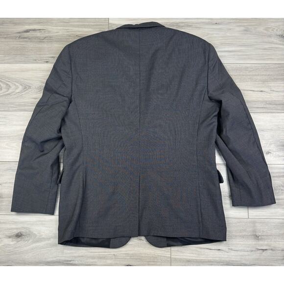 Graham & Gunn Bespoke‎ Men’s Grey Pinstripe Wool Suit Sz 42 R Pants 33x27 2012 - Picture 5 of 16